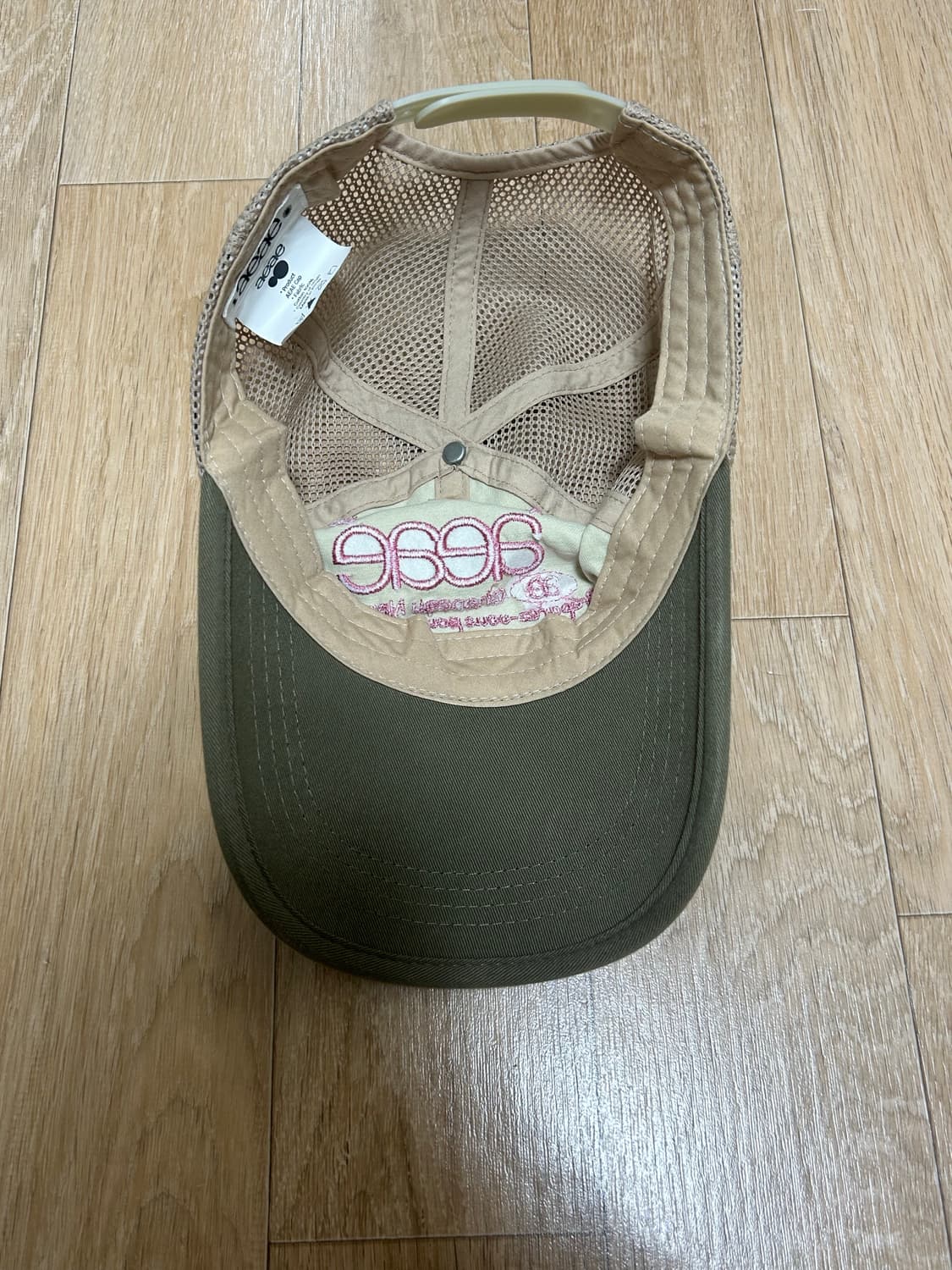 aeae web logo mesh cap - olive/beige 상품이미지3
