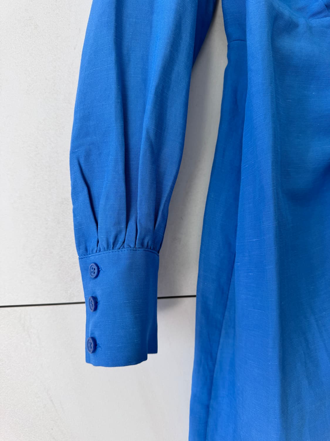 새상품 컨디션 & Other Stories 블루 랩 원피스 EUR 36( 상품이미지8