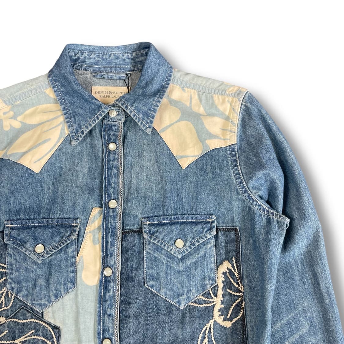 데님앤서플라이 랄프로렌 웨스턴 데님 셔츠 XS 상품이미지3