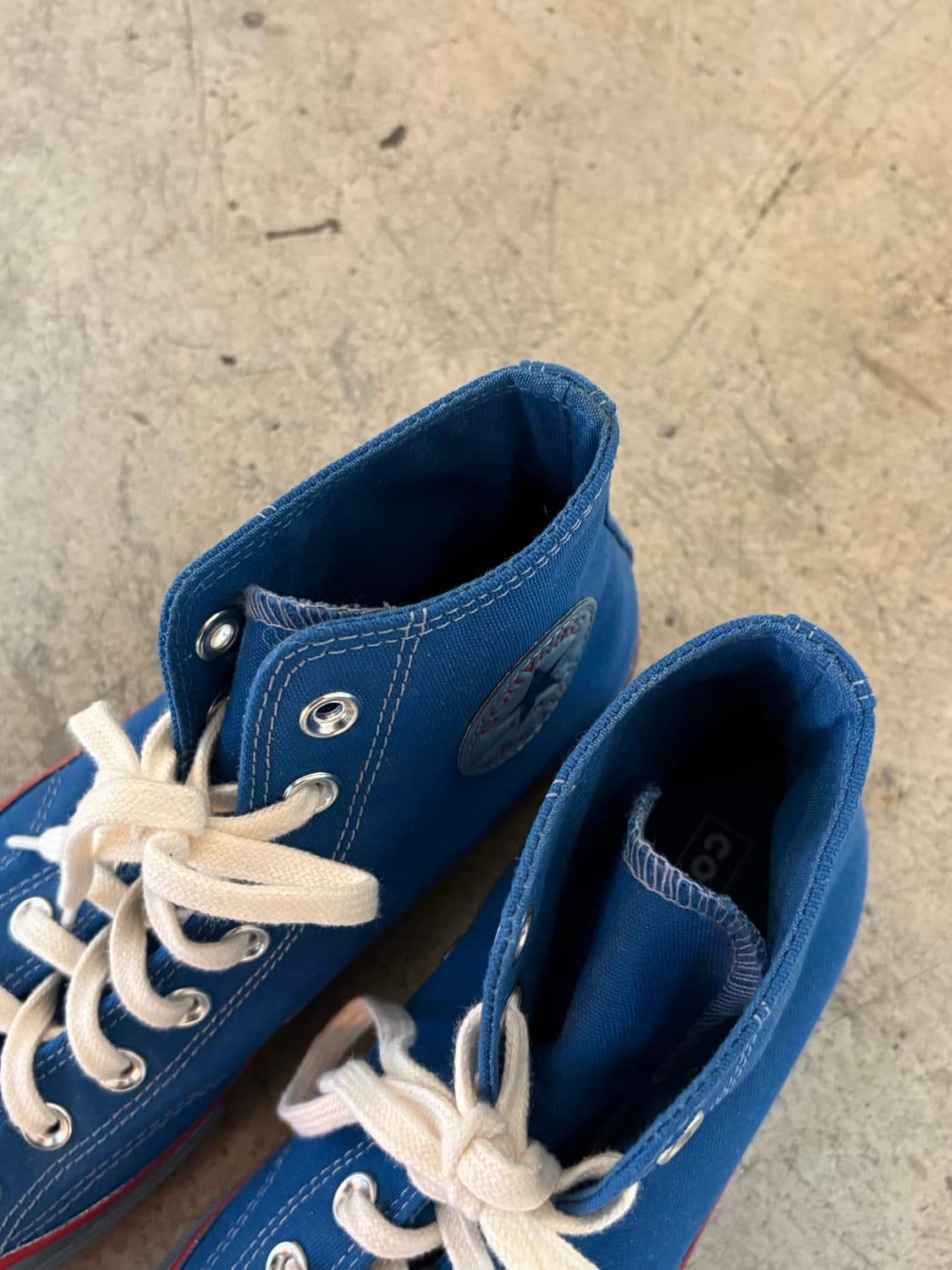 [265] 컨버스 빈티지처리 척 70 하이 블루 상품이미지2