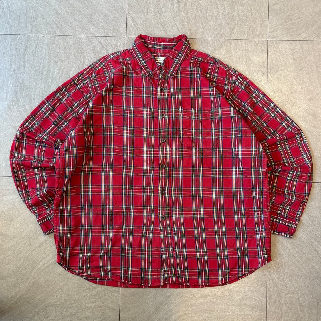 엘엘빈 플란넬 정품 L.L.bean 체크 셔츠 상품이미지1