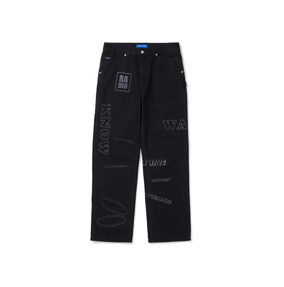 노우웨이브 멀티 프린트 카펜터 데님 진 청바지 XL 상품이미지3