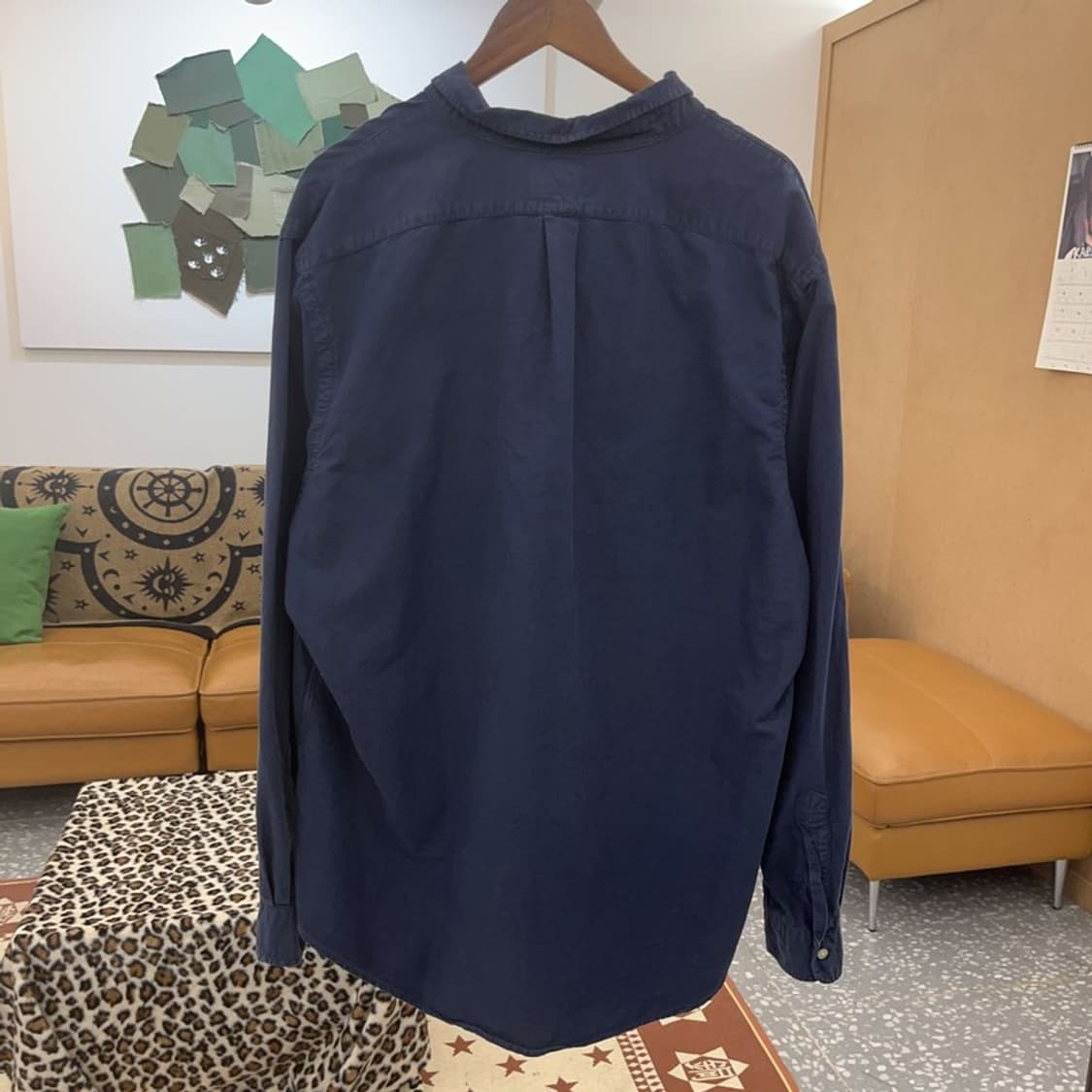 폴로 랄프로렌 신형 자수로고 모던 캐주얼 오버핏 셔츠 XXL C09044 상품이미지4