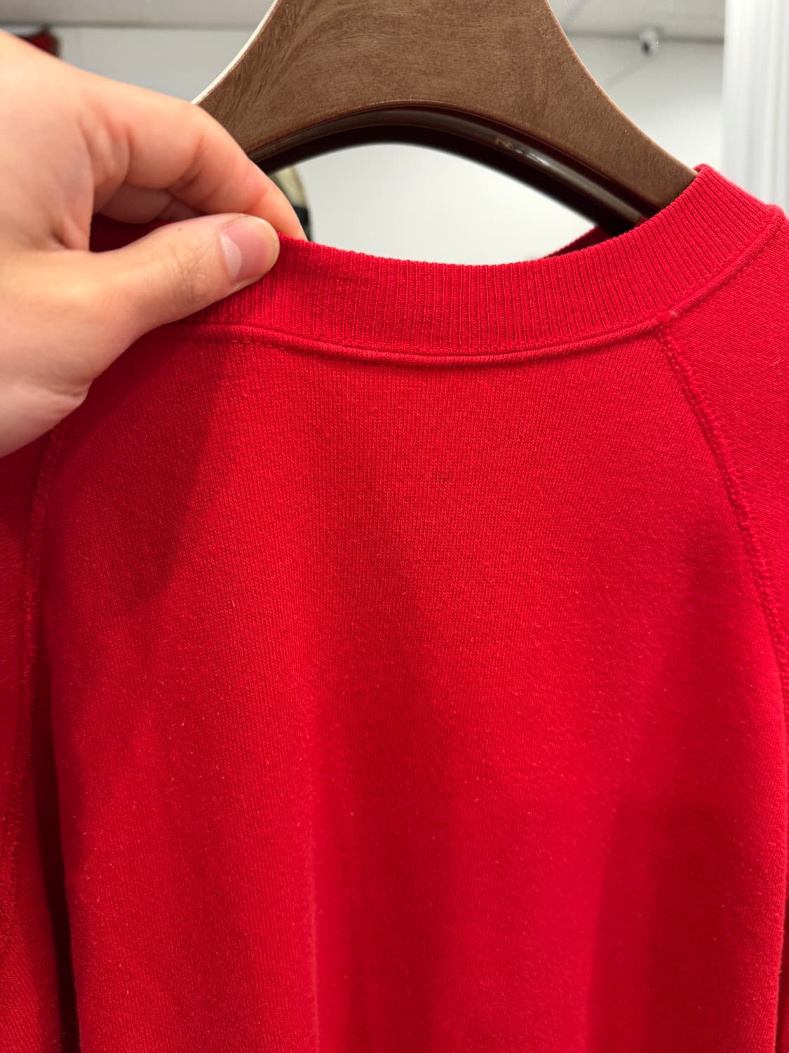 90s Hanes 헤인즈 플레인 스웻 셔츠 (made in USA) 상품이미지9