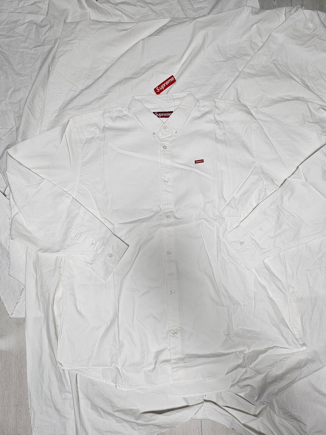 23fw 슈프림 스몰박스로고 루즈핏 셔츠 XL 데드스탁 상품이미지2