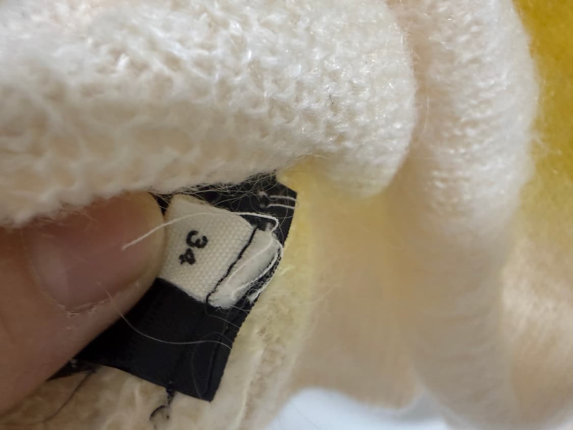 이자벨마랑 옐로우 그라데이션 드루셀 모헤어 스웨터 34 상품이미지5