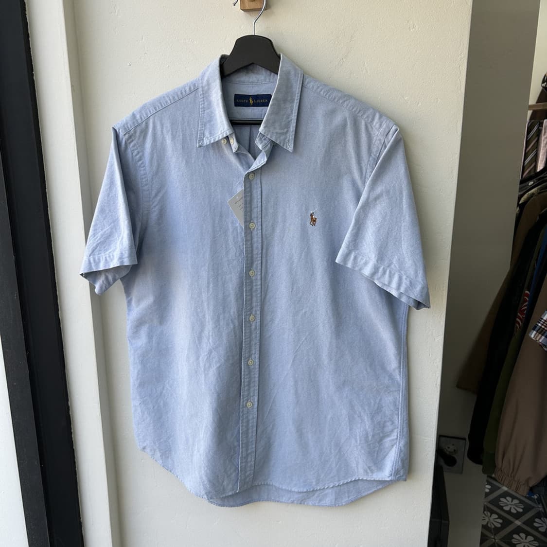 16703 - 폴로 랄프로렌 스카이블루 반팔 셔츠 상품이미지2