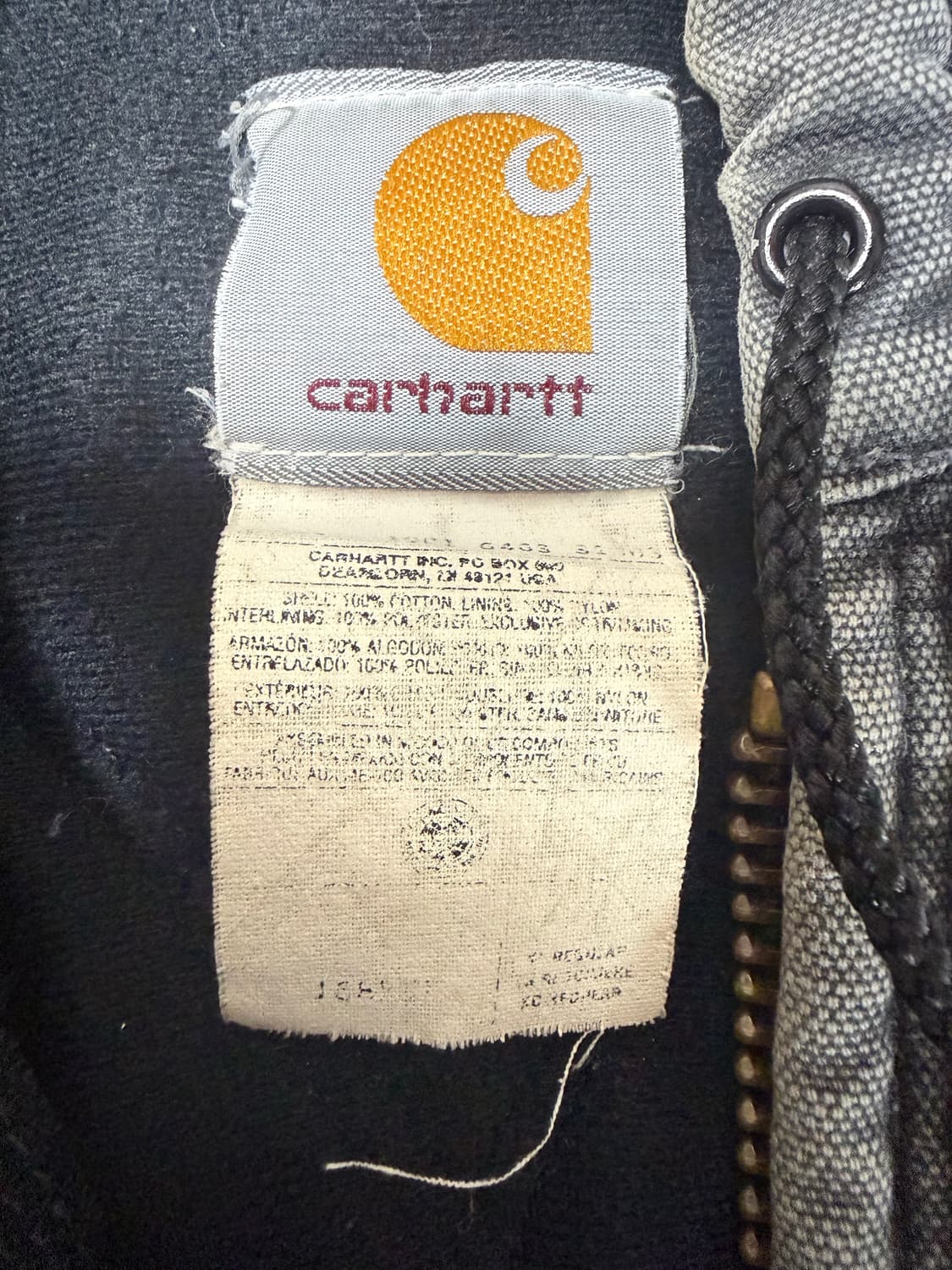 칼하트 Carhartt J68 액티브 후디 자켓 XL 상품이미지3