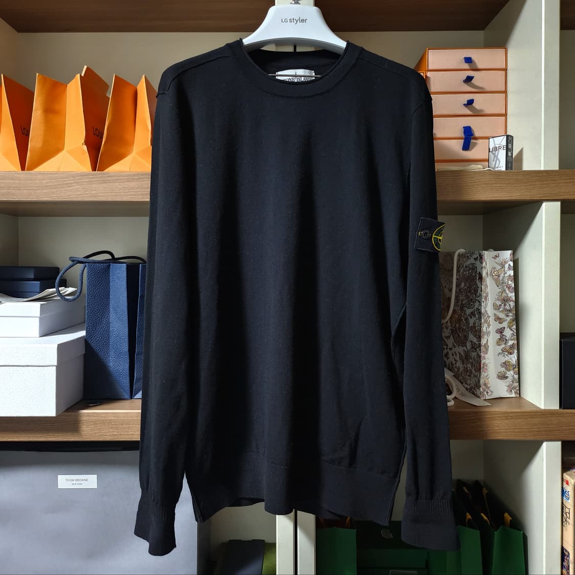 [백화점판]20FW 스톤아일랜드 니트 L 블랙 상품이미지1