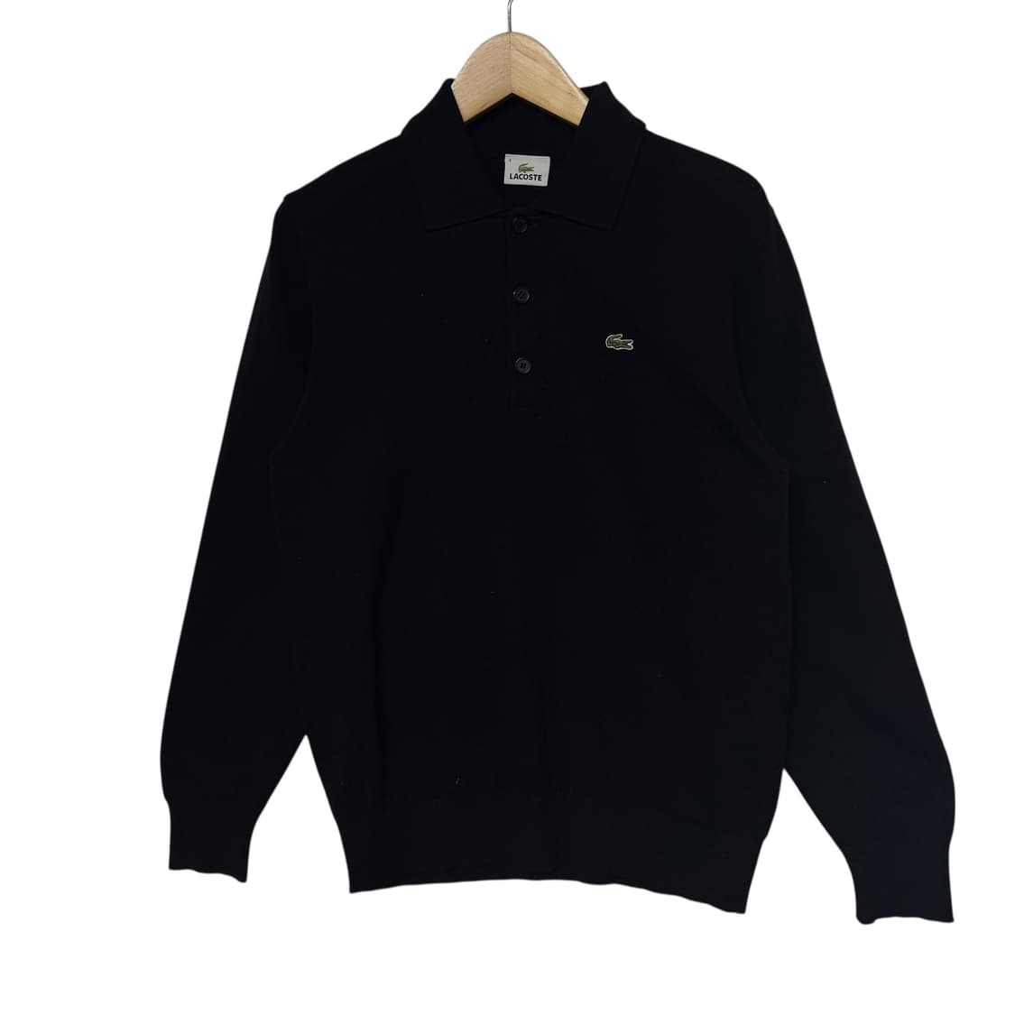 라코스테 로고 울 카라 니트 상품이미지1