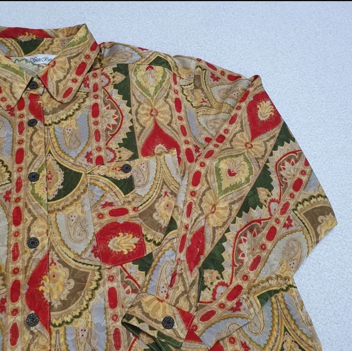 [일본빈티지/실측필수!] 페이즐리 셔츠 상품이미지2
