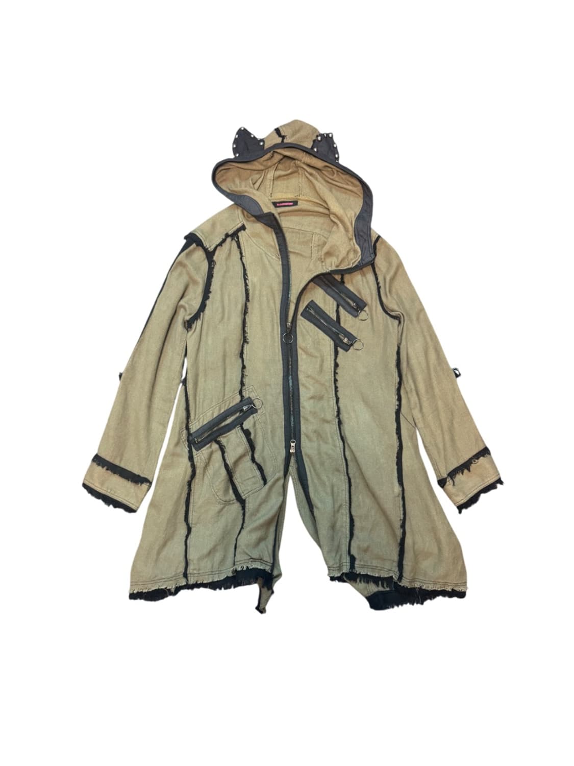 ALGONQUINS Zipper Detail Long Hoodie Jac 상품이미지1