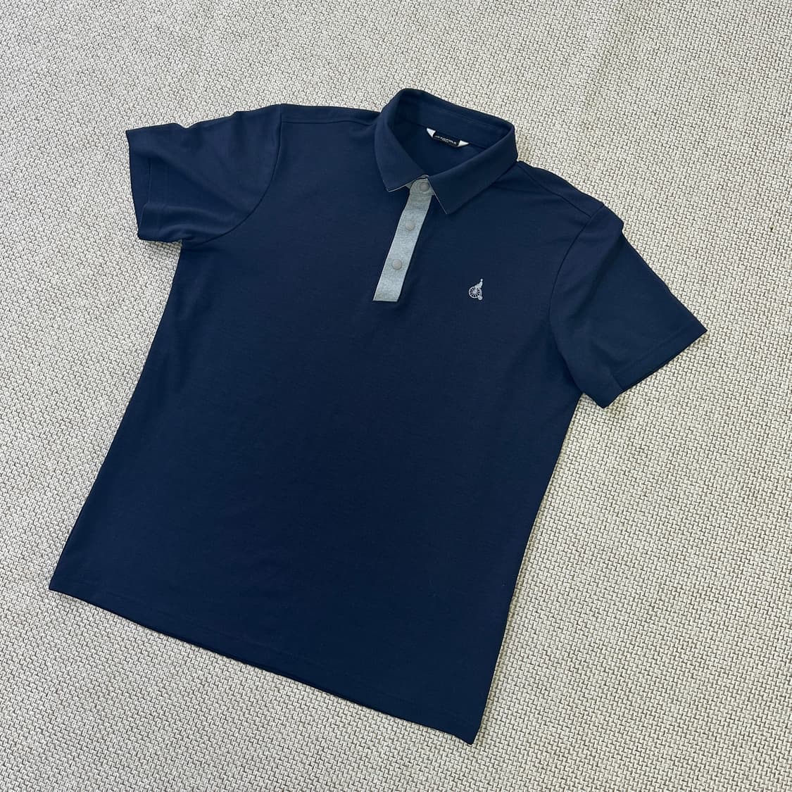 100 빈폴골프 네이비 반팔 티셔츠 0414D 상품이미지1