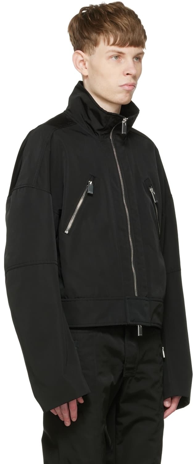 알릭스 1017ALYX9SM 로고 하이넥집업자켓 블랙XL 상품이미지6