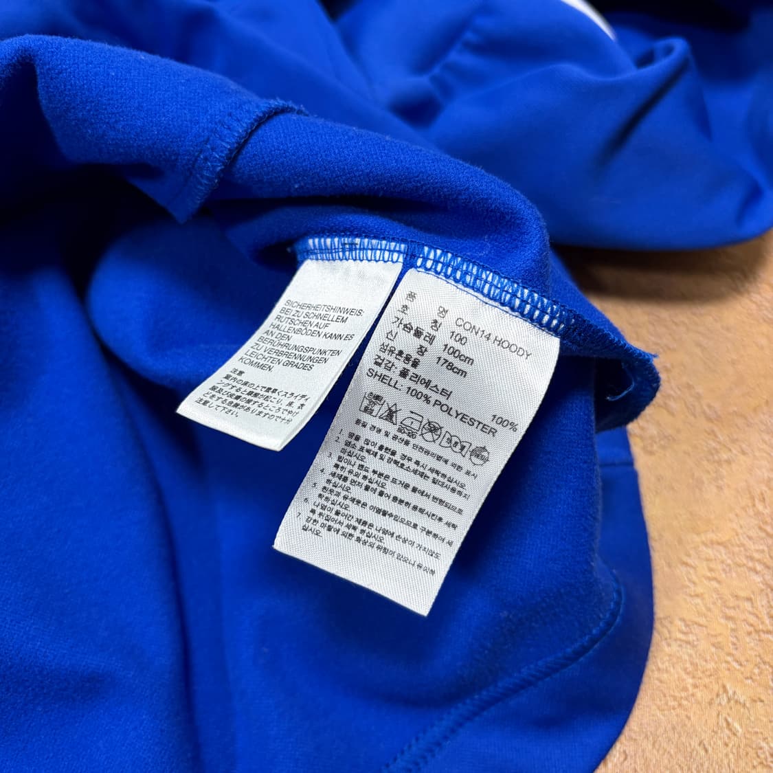 아디다스 수원 블루윙즈 삼선 후드티 상품이미지4