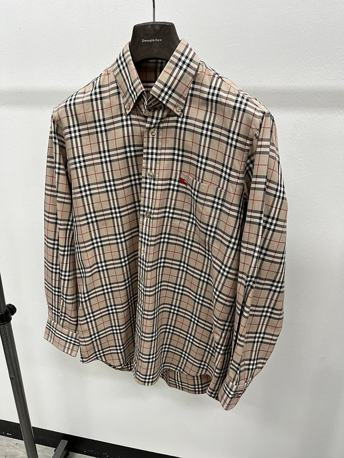 105) 버버리 모카베이지 체크셔츠  상품이미지1