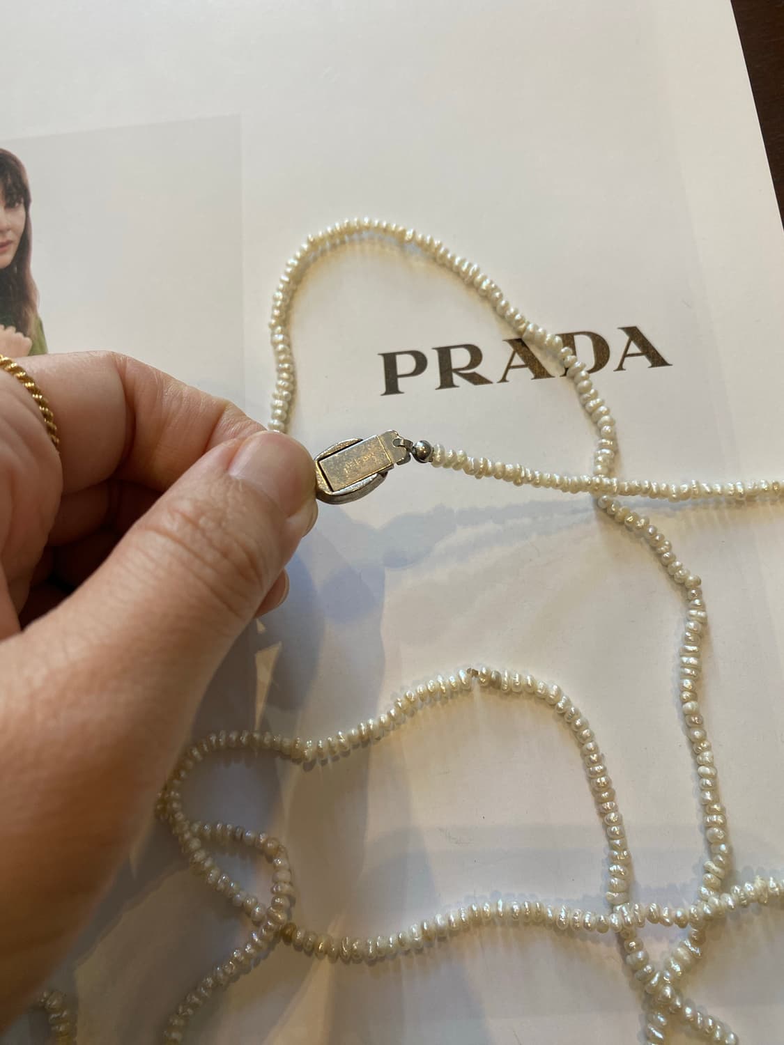 못난이진주 일본 목걸이 롱 담수 진주 목걸이 상품이미지3