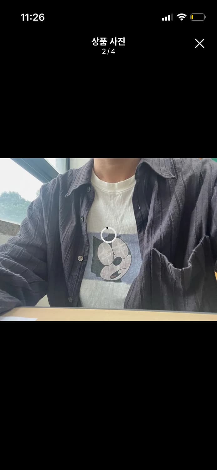 노운 차콜퍼플 셔츠 1 상품이미지2