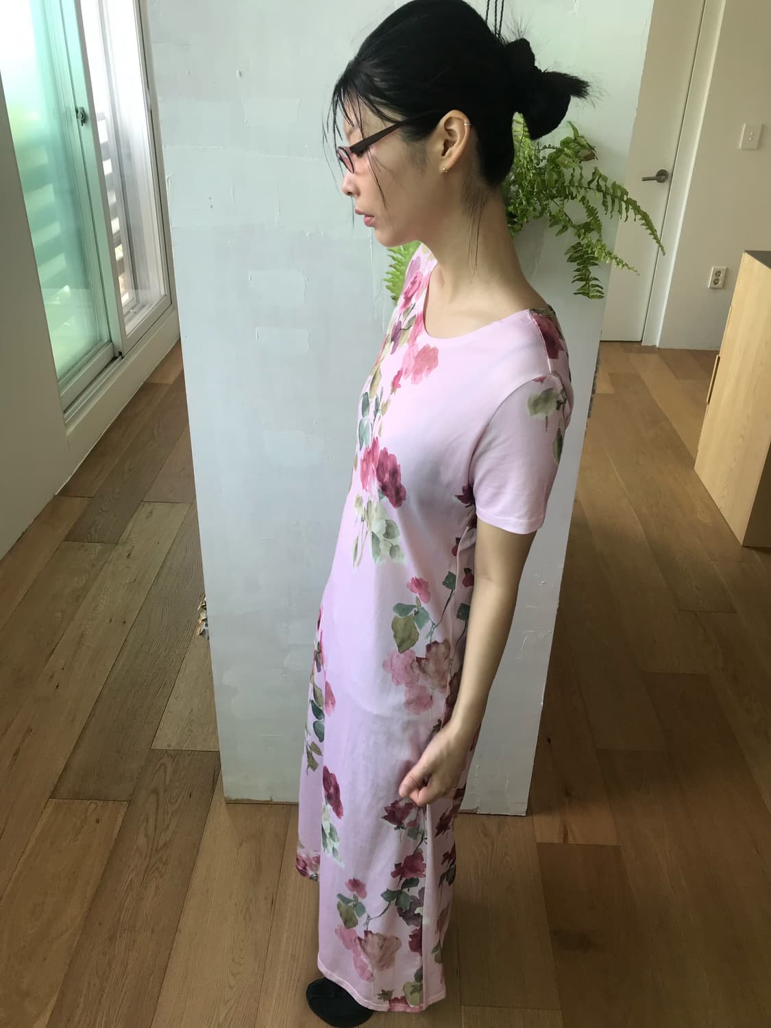 vintage flower pattern one-piece 상품이미지2