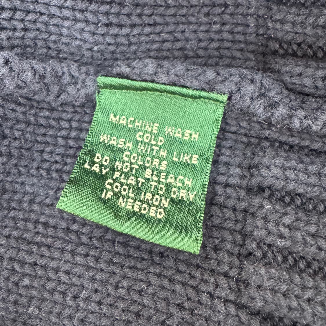 여성용 S 랄프로렌 로렌 클래식 로고 니트 집업  상품이미지8