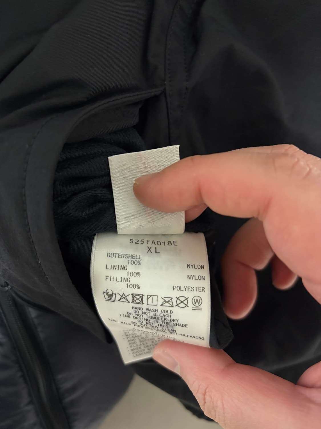 나나미카 25fw 리버시블 인슐레이션자켓 블랙 상품이미지7