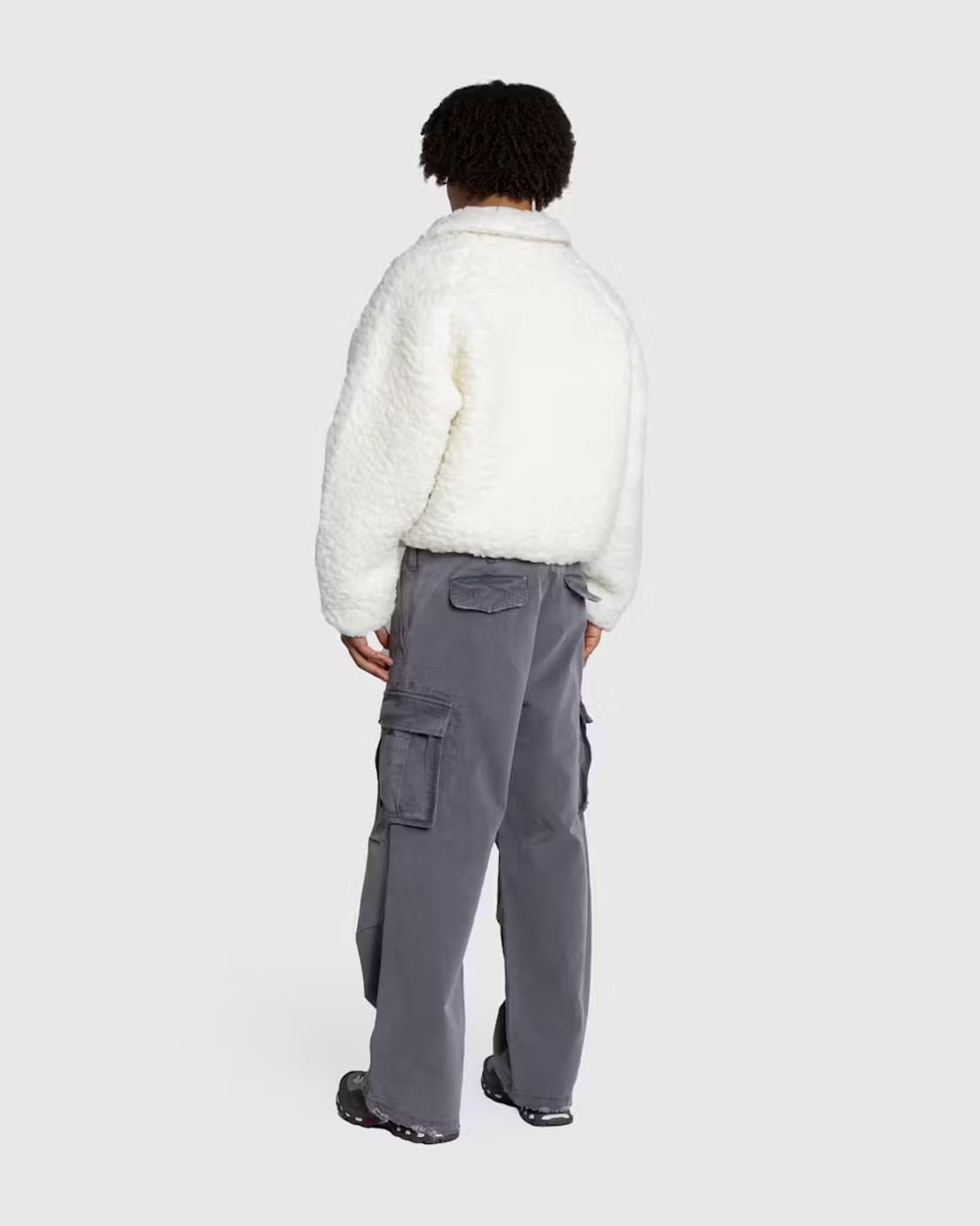 [M]이알엘 ERL 바시티 시어링 자켓/오트밀 상품이미지6