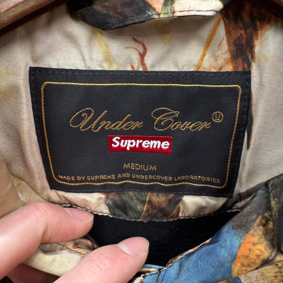 16FW 슈프림 X 언더커버 타락한 천사의 추락 프린팅 코치 자켓 상품이미지6