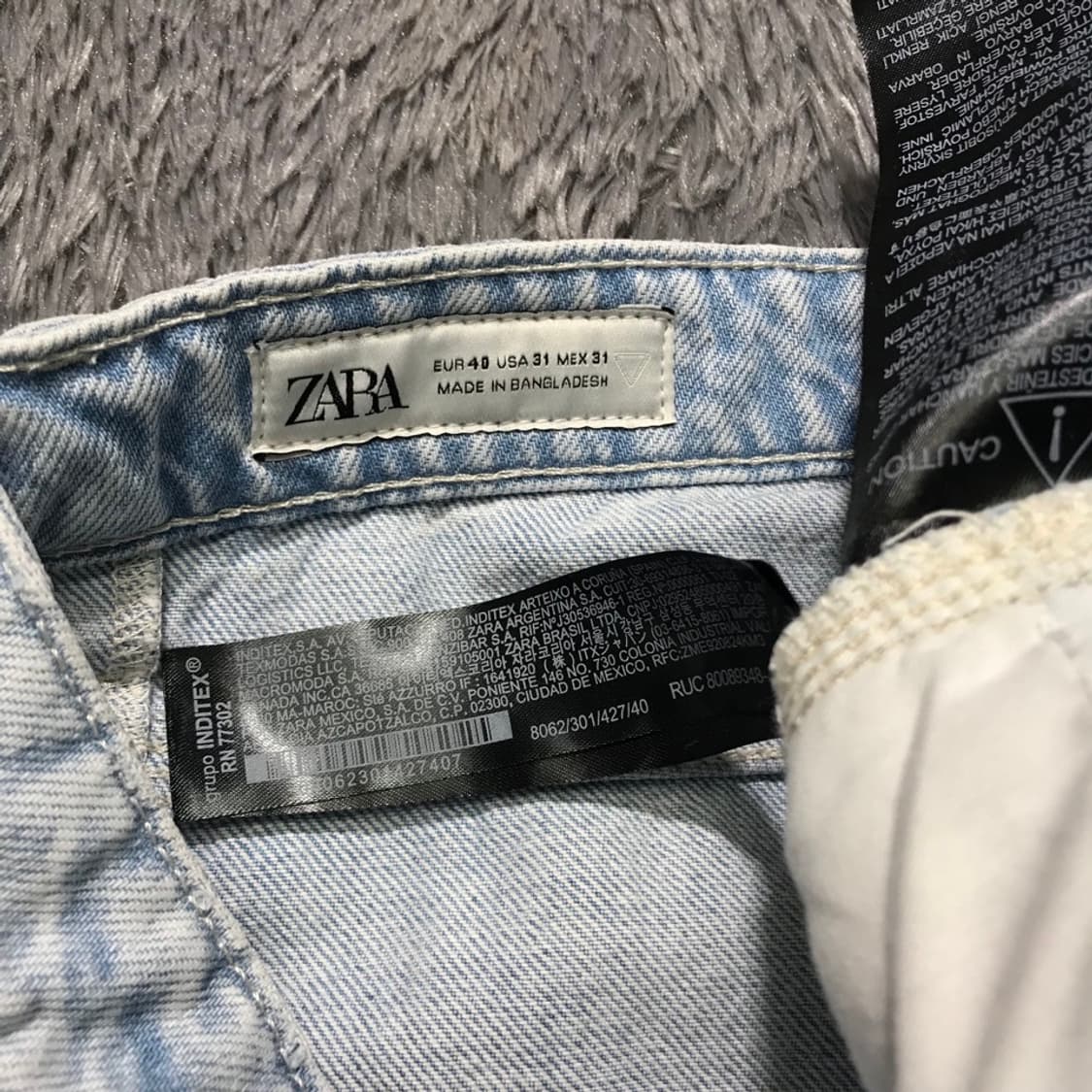 [[31] 자라(ZARA) 데님 카고 버뮤다 팬츠p189 상품이미지5
