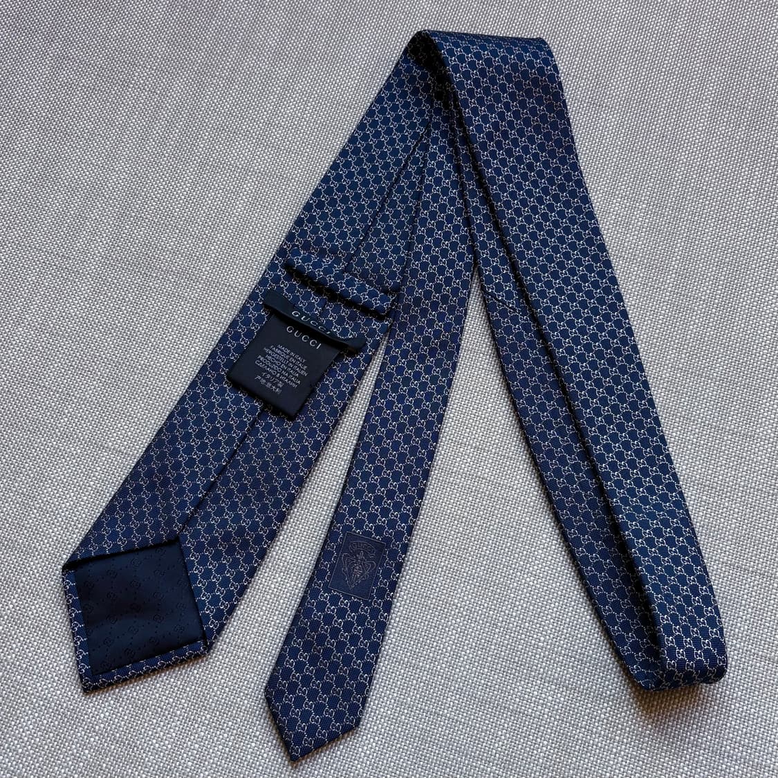 GUCCI 구찌 GG모노그램 실크 타이 상품이미지4