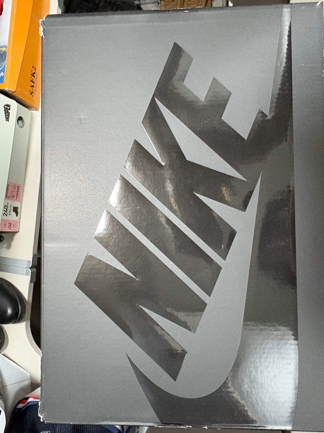 나이키 x 슈프림 에어포스 1 로우 블랙 (새상품) 270 상품이미지2