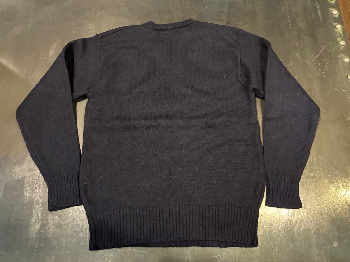 100) 제이프레스 울 니트 네이비 상품이미지6