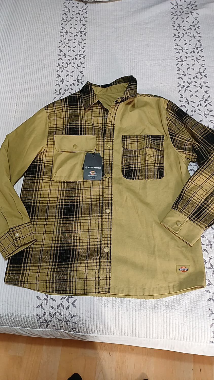디키즈 미사용 셔츠형양면자켓 L 가슴60 기장77 상품이미지7