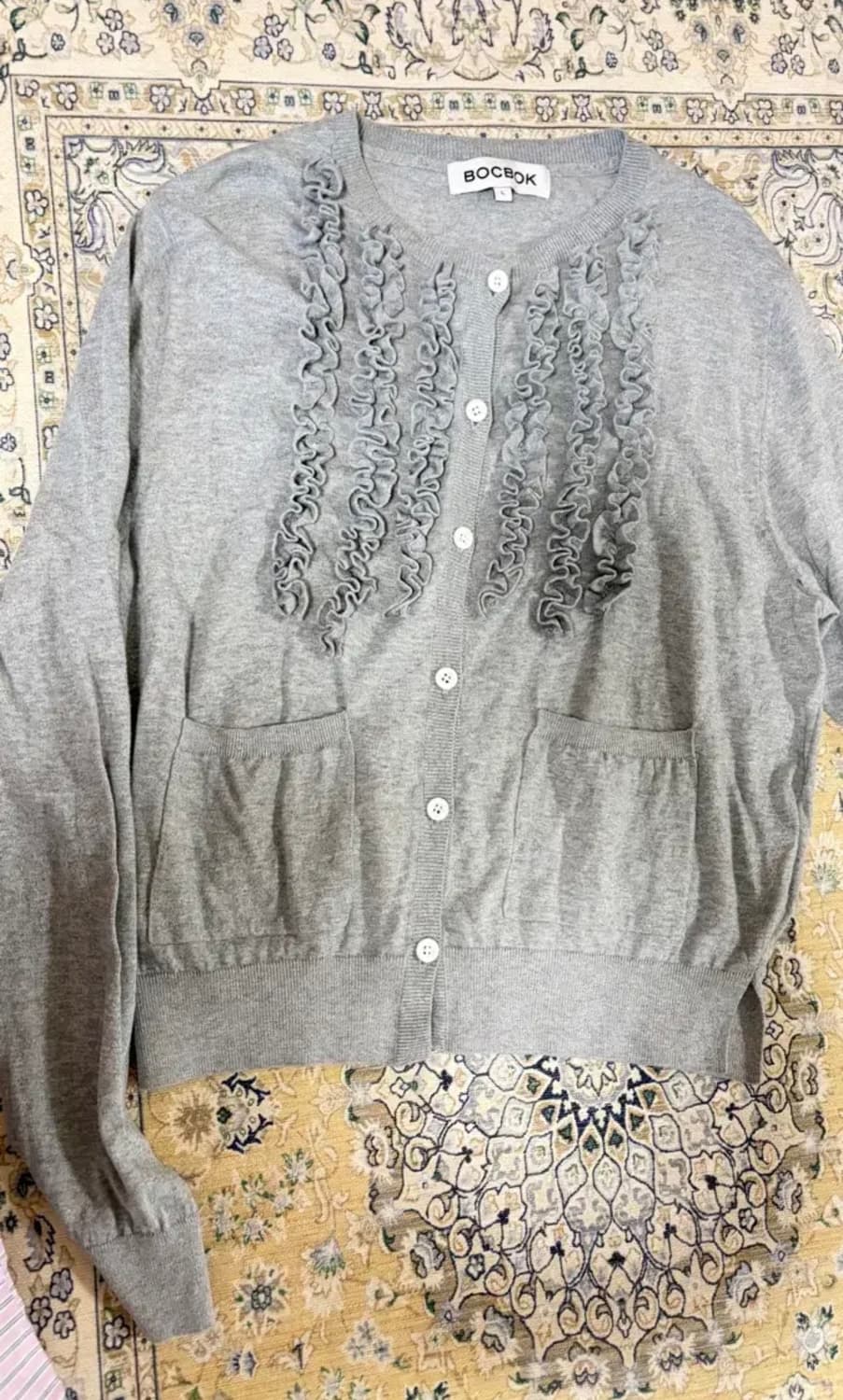 복복 프릴 가디건 L 상품이미지2