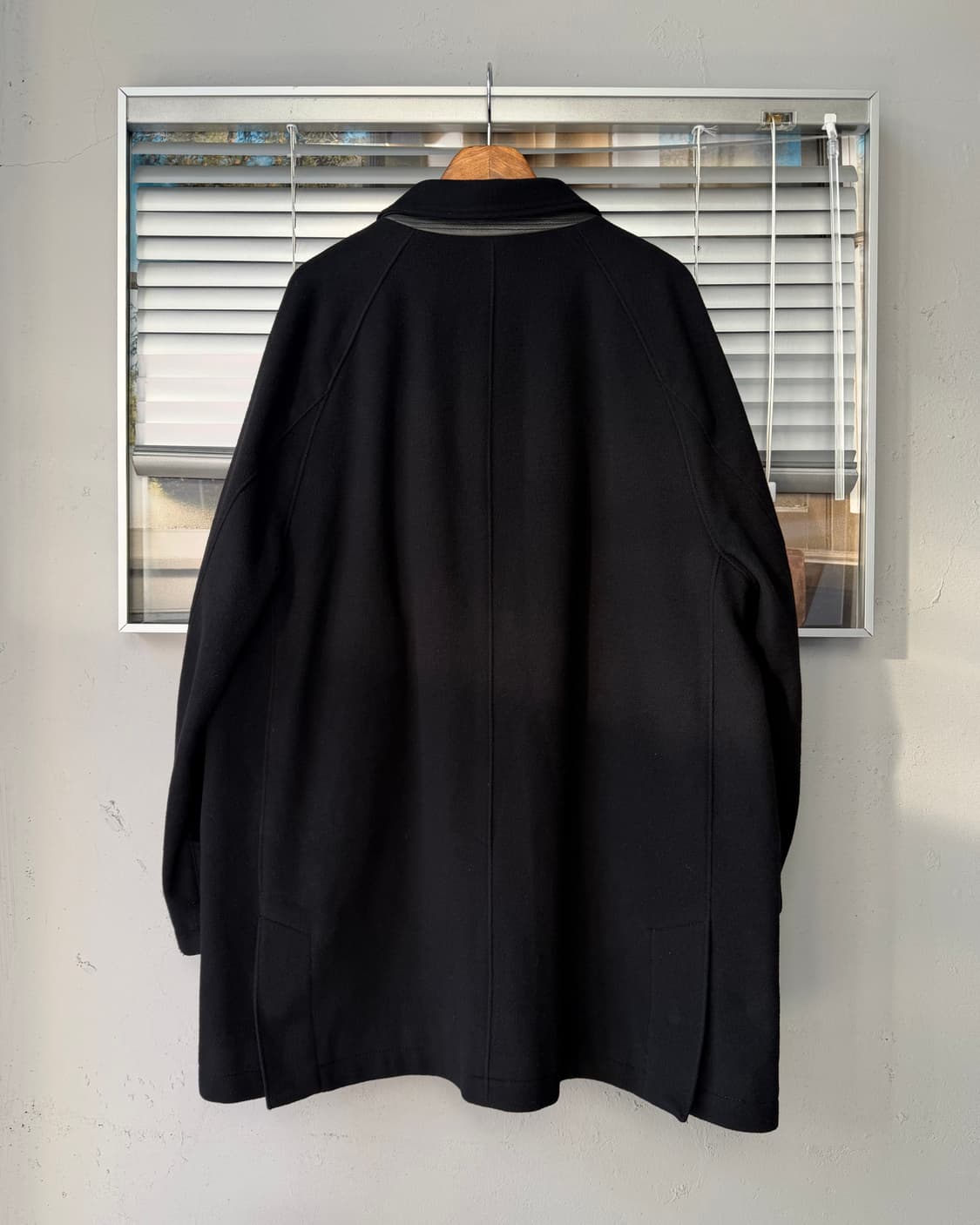 Polo Ralph Lauren black wool carcoat 상품이미지7