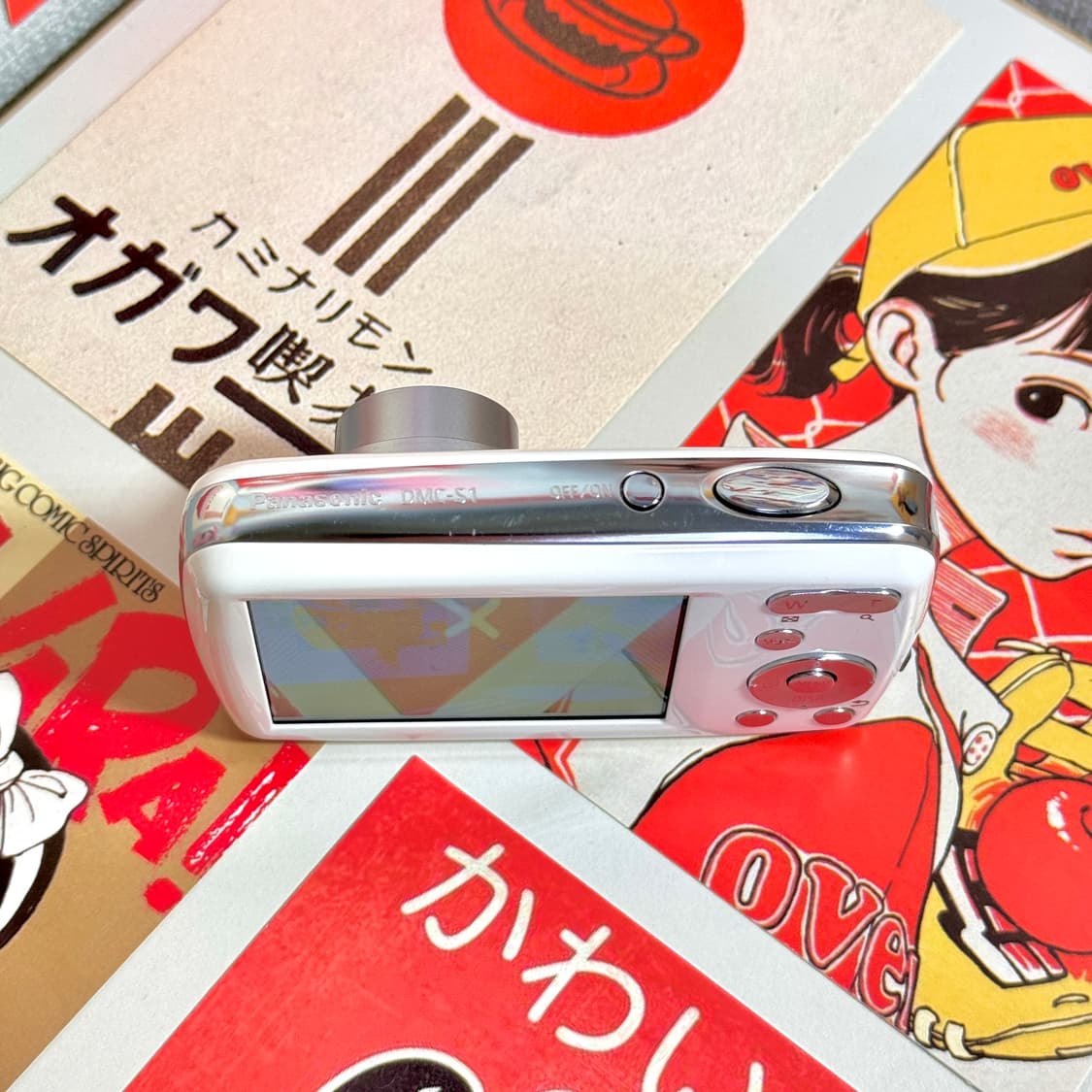 파나소닉 루믹스 S1 화이트 빈티지디카 상품이미지3