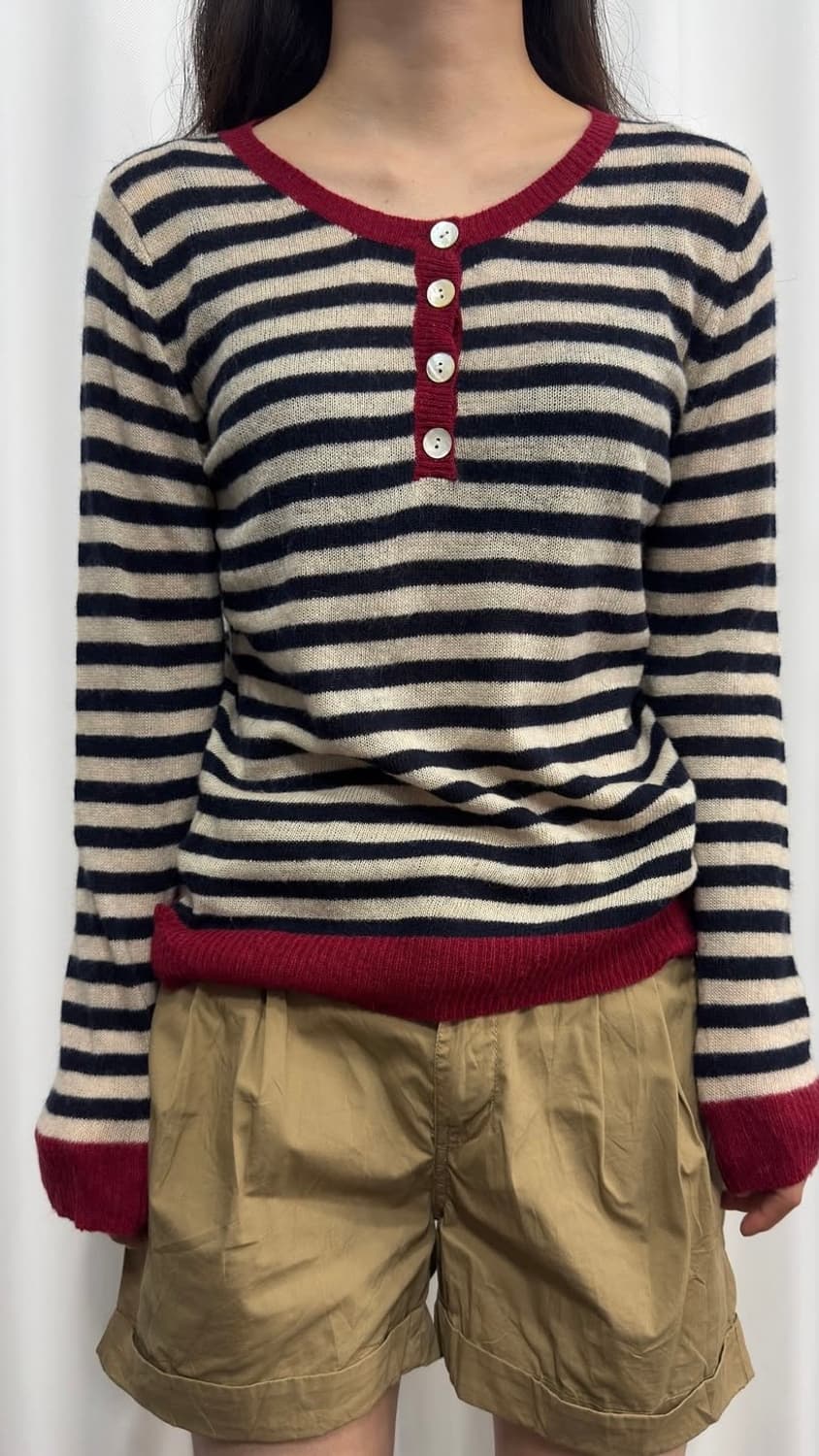 스트라이프 롱슬리브 상품이미지3