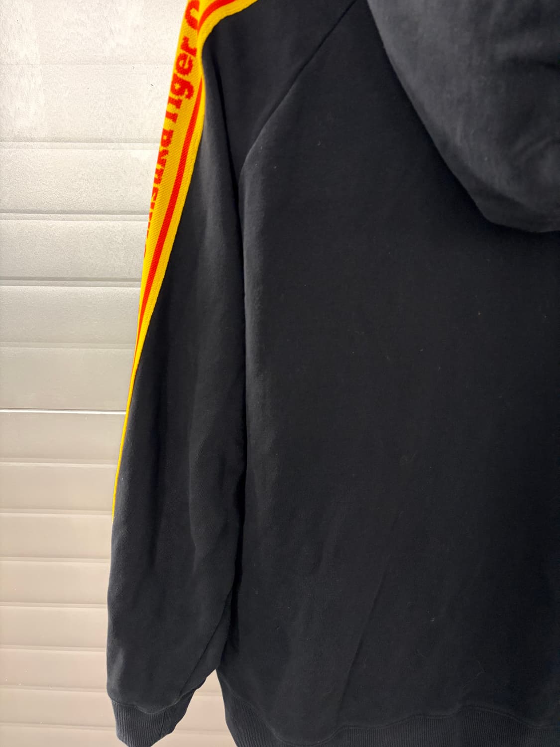 오니츠카타이거 블랙 후드티 L 상품이미지6