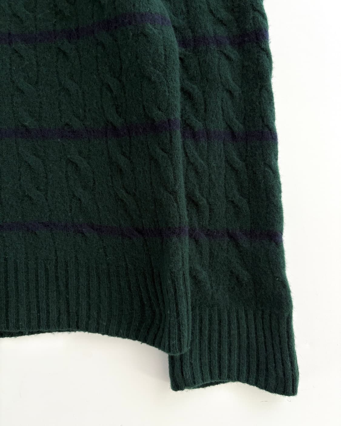 Polo 폴로 랄프로렌 단가라패턴 케이블 니트 상품이미지5