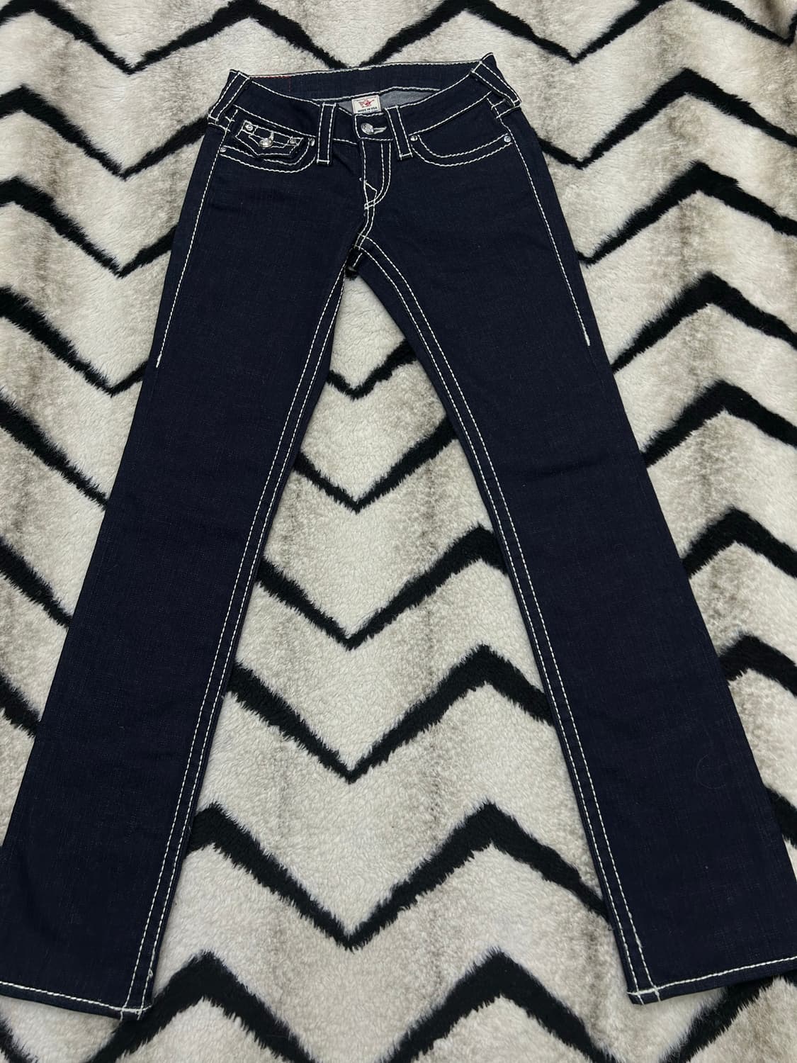 [24]트루릴리전 큐빅 디스코 Billy 데님팬츠/진청/스판 상품이미지3