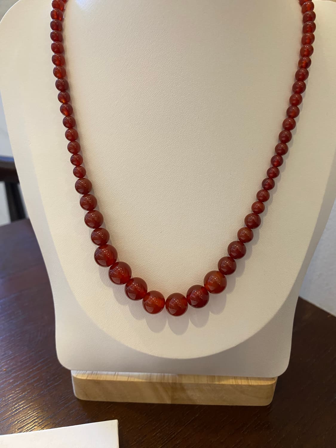 일본 수입 카넬리안 목걸이 상품이미지5