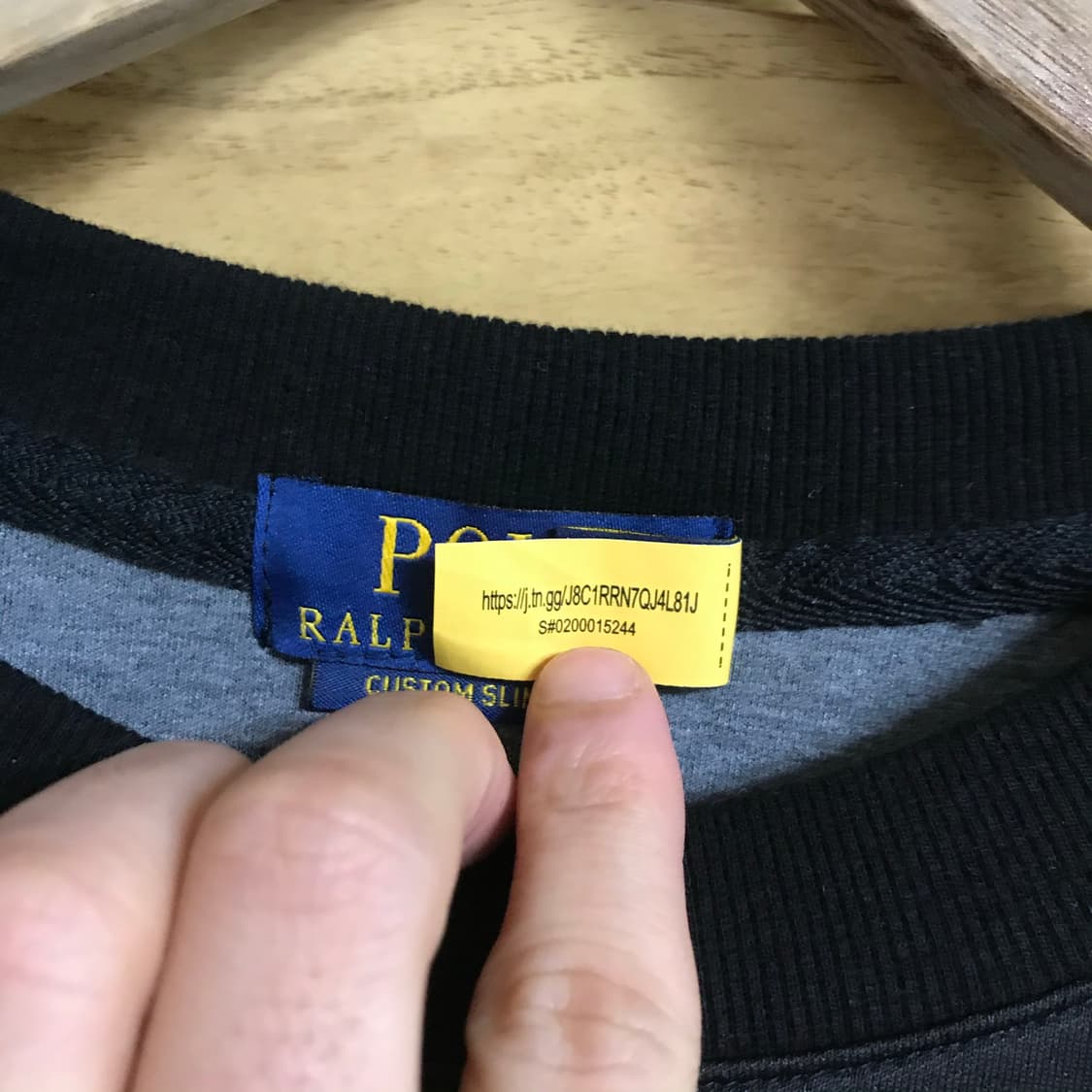 폴로 랄프로렌 네오플렌 큐알정품 라운드스웻셔츠 상품이미지6