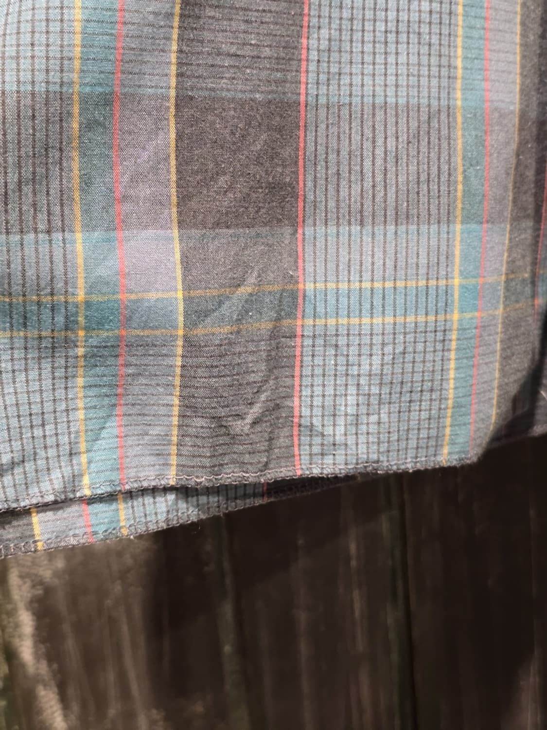 Jean Cheval Long-Sleeve Plaid Shirt 상품이미지4