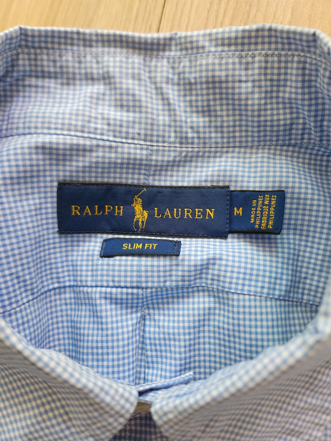 폴로랄프로렌 포플린체크셔츠 (M 상품이미지9