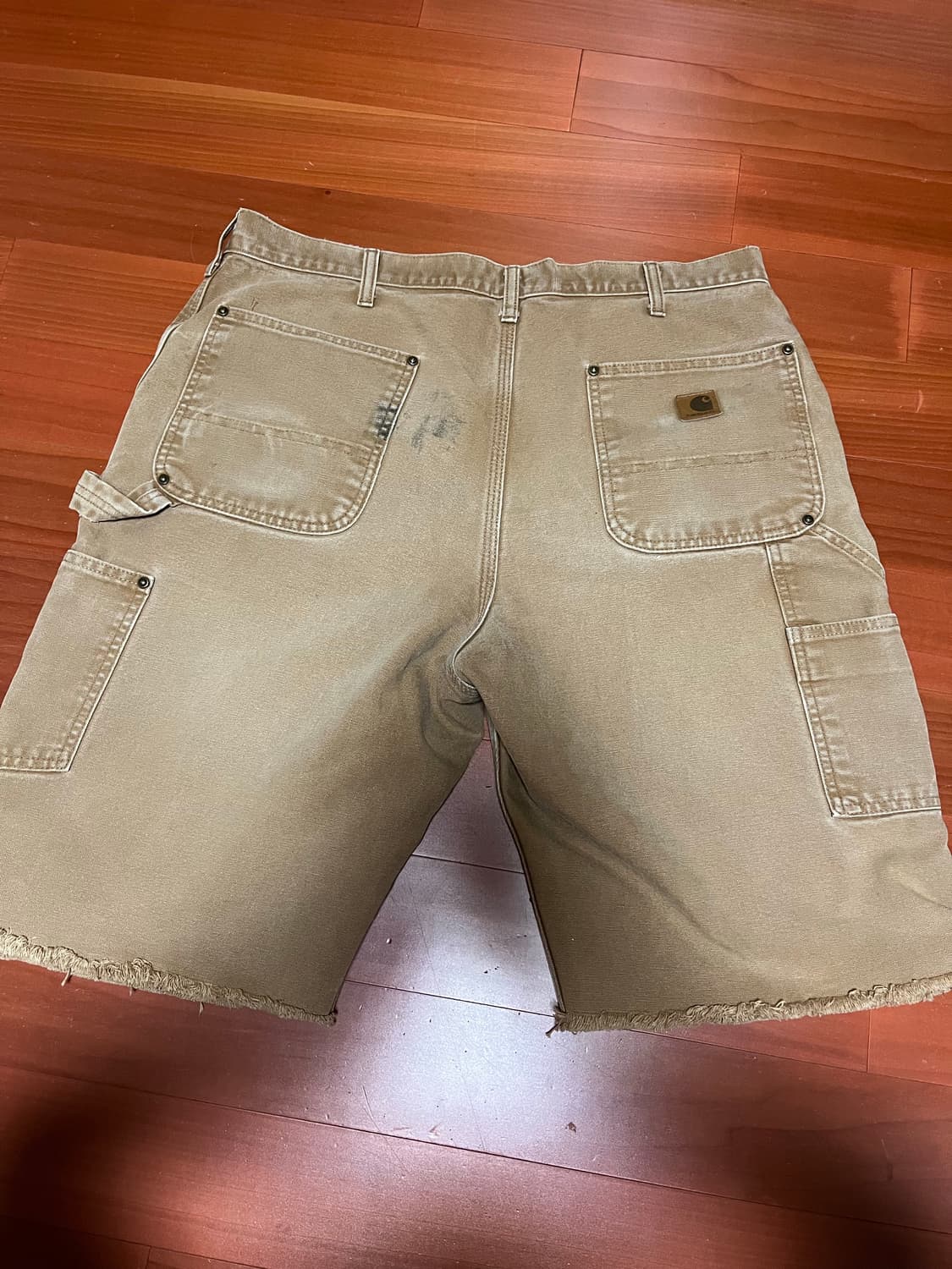빈티지 칼하트 더블니 컷오프 반바지 상품이미지2
