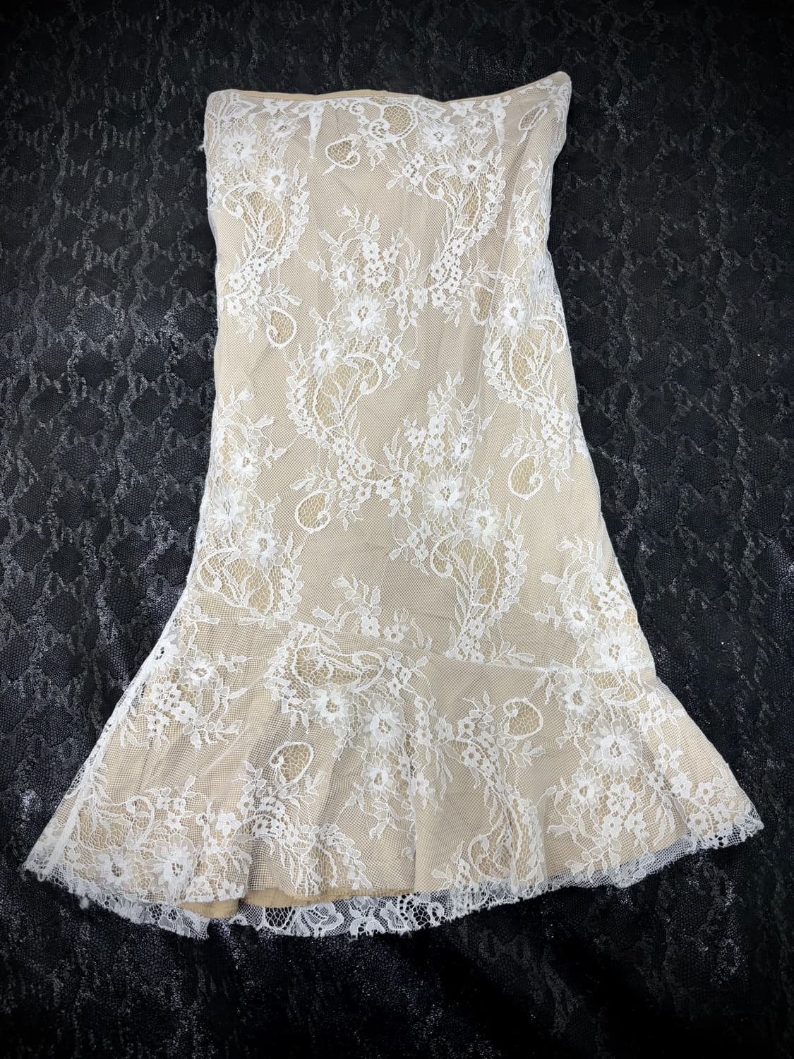 “Vintage” Beige Oriental Lace Skirts 상품이미지3