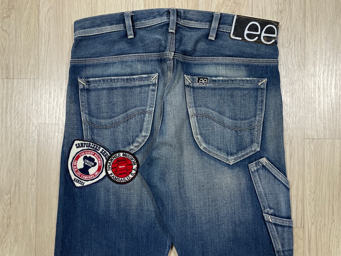 31~32) Lee 재팬 패치업 하드워싱 카펜터 데님팬츠(일본제) 상품이미지8