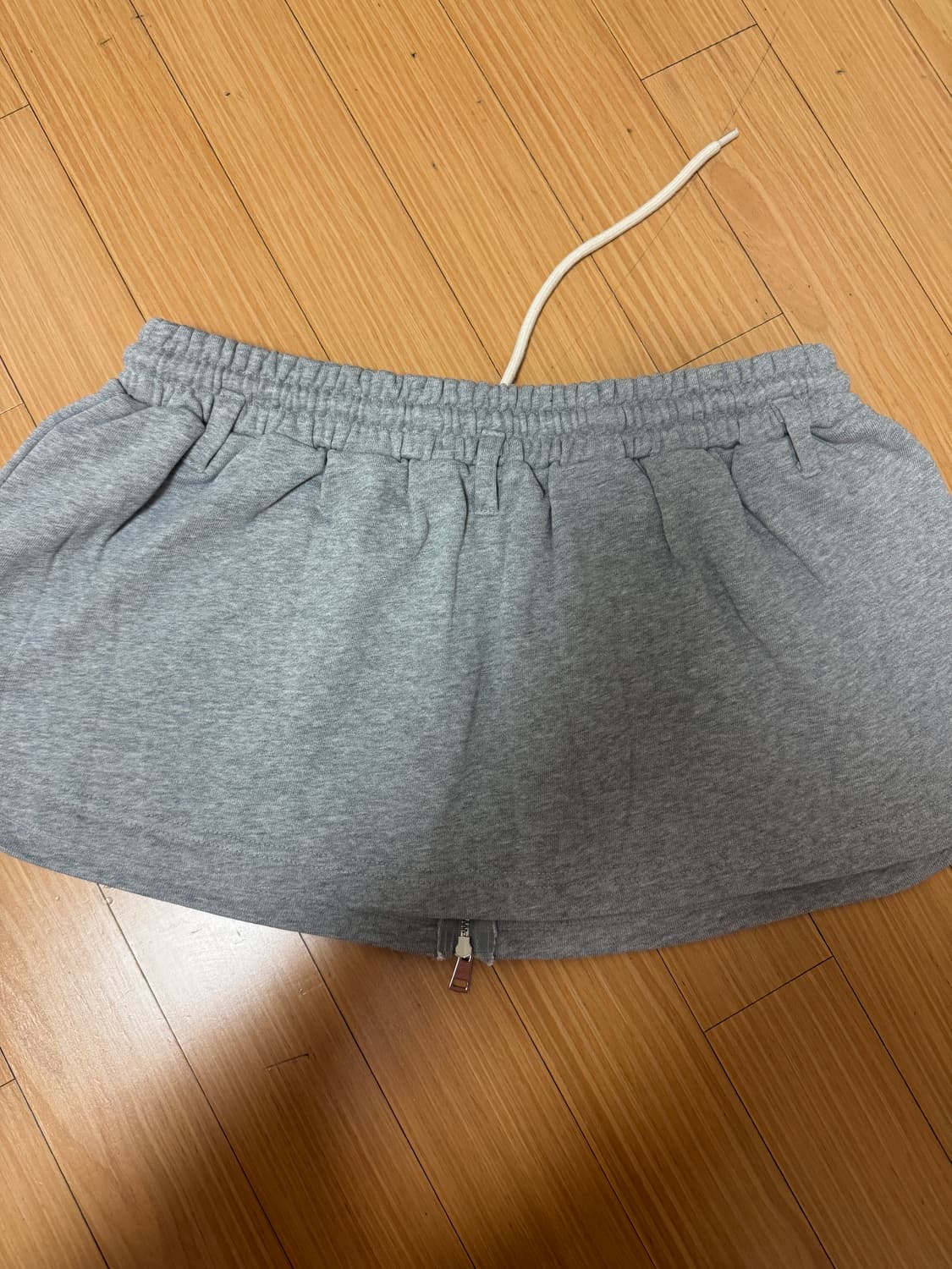 LCDC TM 레이어드 집업 스커트 그레이 스몰 사이즈 상품이미지6