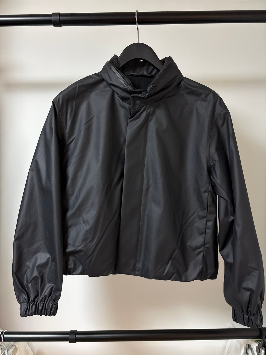 유니클로 u 코팅쇼트블루종 블랙 L 상품이미지1