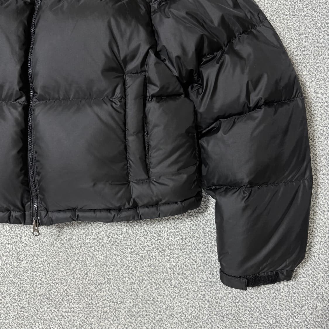 [정가 21만원] LEE 리 우먼 릿지 크롭 다운 블랙 상품이미지7