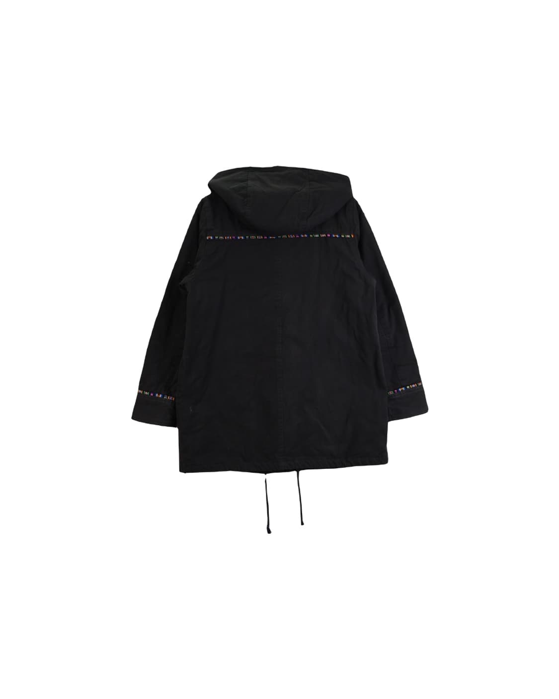 Titicaca Cotton Black Mini Coat 상품이미지4